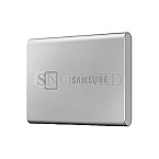 1TB Samsung Portable SSD T7 Touch USB-C 3.2 Silver