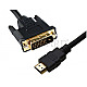 Brackton 3D Basic DVI-D Stecker -> HDMI Stecker 3m schwarz