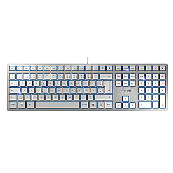 Cherry KC 6000 Slim Corded Keyboard USB silver