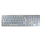 Cherry KC 6000 Slim Corded Keyboard USB silver