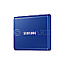 2TB Samsung MU-PC2T0H Portable SSD T7 USB-C 3.1 blau