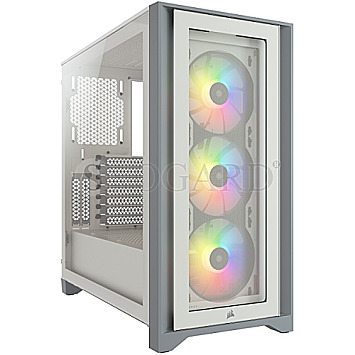 Corsair iCue 4000X RGB Window White Edition