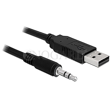 DeLOCK 83115 Seriell TTL Konverter USB 2.0 / 3.5mm 1.8m schwarz