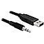 DeLOCK 83115 Seriell TTL Konverter USB 2.0 / 3.5mm 1.8m schwarz