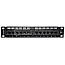 Intellinet 720748 10" Patchpanel 1HE 12-Port Cat6 UTP Rackeinbau 1U schwarz