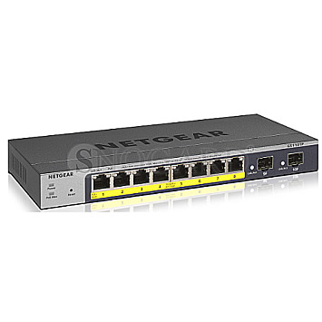 Netgear ProSAFE GS110TP-300EUS Desktop Gigabit Smart Switch 8-Port