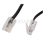 Synergy 21 TK ISDN-Kabel RJ45 10m CAT3 4-polig schwarz