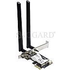 Inter-Tech 88888149 PowerOn DMG-35 PCIe x1 Dualband Bluetooth 5.0 LE AX200