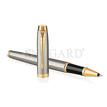 Parker 1975542 Rollerball IM Brushed Metal BL F