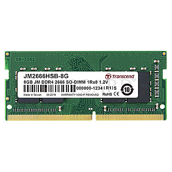 8GB Transcend JM2666HSB-8G JetRam SO-DIMM DDR4-2666 CL19-19-19