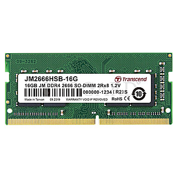 16GB Transcend JM2666HSB-16G JetRam SO-DIMM DDR4-2666 CL19-19-19