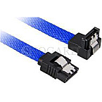 Sharkoon SATA III 45cm Sleeve gewinkelt blau