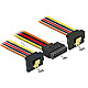 DeLOCK 60145 15pin SATA Strom Stecker auf 2x 15pin SATA Strom Buchse 15cm
