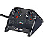 Brennenstuhl 1153500222 Desktop-Power-Plus 2-fach mit USB-2.0 Hub schwarz