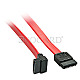 Lindy 33351 SATA III 50cm gerade/gewinkelt schwarz/rot