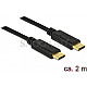 DeLOCK 83324 USB 2.0 USB Type-C Stecker ->USB Type-C Stecker 2m schwarz