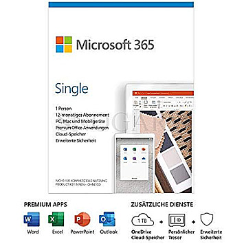 Microsoft Office 365 Single QQ2-00993 1 Jahr PKC PC/MAC deutsch