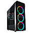 LC-Power Gaming 703B Quad Luxx Window RGB Black Edition