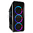 LC-Power Gaming 703B Quad Luxx Window RGB Black Edition