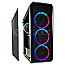 LC-Power Gaming 703B Quad Luxx Window RGB Black Edition