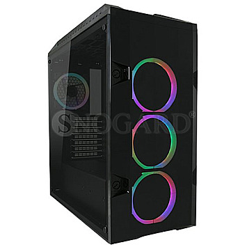 LC-Power Gaming 998B Rambot Window RGB Black Edition