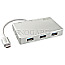 Lindy 43092 USB 3.1 Typ-C 3-Port USB 3.0 Hub mit Power Delivery