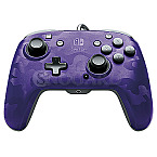 PDP Faceoff Deluxe + Audio Wired Controller Purple Camo for Switch