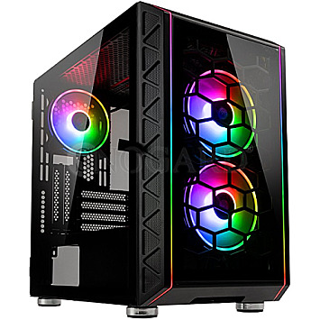 Kolink Citadel Glass SE RGB Window Black Edition