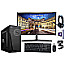 OfficeLine FX9830M-SSD Bundle inkl. 27"Monitor, WebCam+Headset und Maus+Tastatur