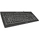 Wortmann Terra 3000 Corded Tastatur AZERTY FRZ-Layout schwarz