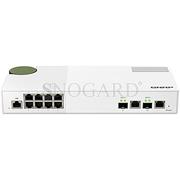 QNAP QSW-M2108-2C Desktop 2.5G Smart Switch 8-Port + 2x RJ45/SFP+