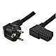 LogiLink CP103 Netzkabel Schuko Stecker -> IEC-C13 Buchse 2m gewinkelt schwarz