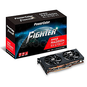 12GB PowerColor AXRX 6700XT 12GBD6-3DH Radeon RX6700XT Fighter