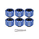 Thermaltake Pacific C-Pro Rohranschluss 1/4" auf 16mm blau 6er Pack