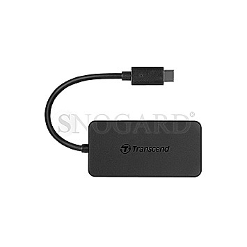 Transcend HUB2C USB-Hub 4x USB 3.1 Typ-A, USB-C