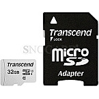 32GB Transcend 300S microSDHC UHS-I Class 10 inkl. SD-Adapter