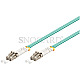 Goobay 95757 LWL Duplex Kabel LC/LC OM3 20m aqua