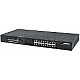 Intellinet 560993 Rackmount Gigabit Switch 16-Port PoE+