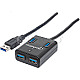 Manhattan 162296 USB 3.0 HUB 4-Port USB 3.0 schwarz