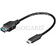 Goobay 56731 Adapter USB 3.0 Buchse / USB-C Stecker 20cm schwarz