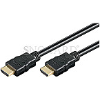 Goobay 61885 High Speed 4K HDMI Kabel mit Ethernet 3m schwarz