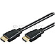 Goobay 61885 High Speed 4K HDMI Kabel mit Ethernet 3m schwarz