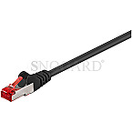 Goobay 69696 CAT6 Patchkabel S/FTP (PiMF) 2m schwarz