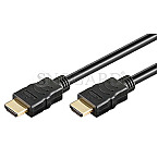 Goobay 61884 High Speed HDMI Kabel mit Ethernet 2m schwarz