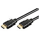 Goobay 61884 High Speed HDMI Kabel mit Ethernet 2m schwarz