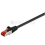 Goobay 69693 CAT6 Patchkabel S/FTP (PiMF) 1m schwarz