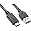Goobay 44712 USB 3.0 Typ-A 3.0/USB-C 3.0 1m schwarz