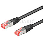 Goobay 93215 CAT6 Patchkabel S/FTP (PiMF) 25cm schwarz