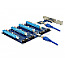 DeLOCK 41427 Riser Karte PCIe x1 -> 4x PCIe x16 mit 60cm USB Kabel