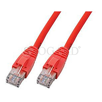 EFB Elektronik K8104RT.1 RJ45 Patchkabel U/UTP CAT6 1m rot